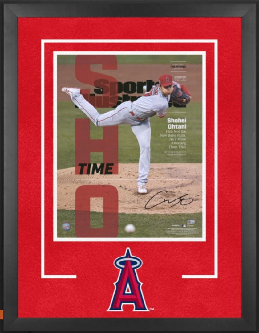 大谷翔平　直筆サイン入りフォト　2021年MVP記念　世界限定117枚