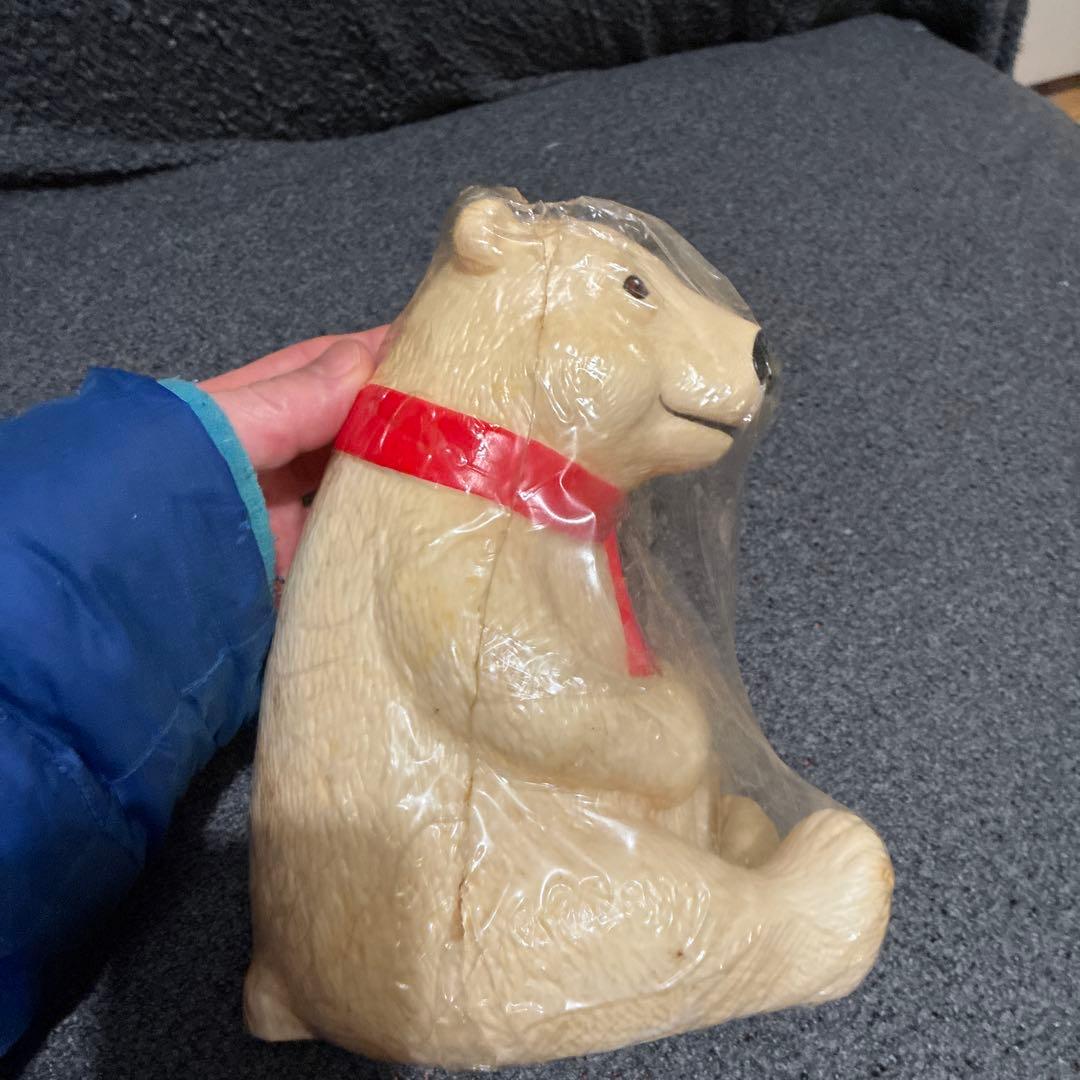 コカコーラ　白熊　貯金箱　新品 アメトイ　アドバタイジング