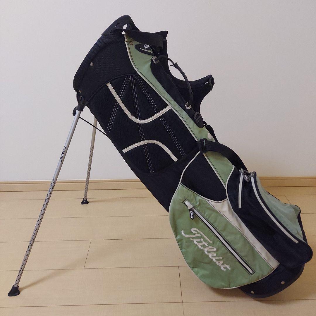 Titleist タイトリスト 軽量 キャディバック スタンド ライムグリーン