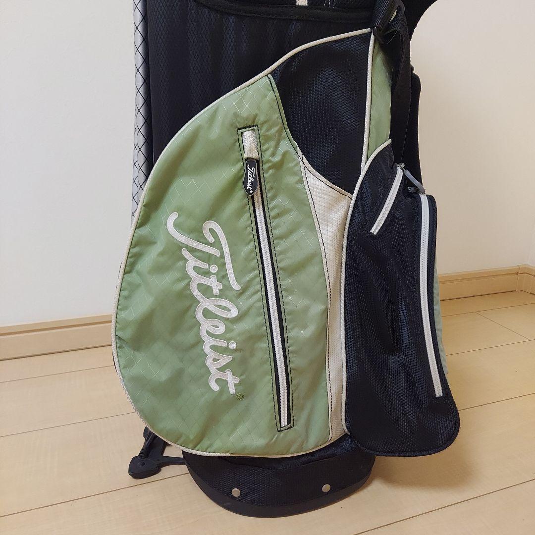 Titleist タイトリスト 軽量 キャディバック スタンド ライムグリーン