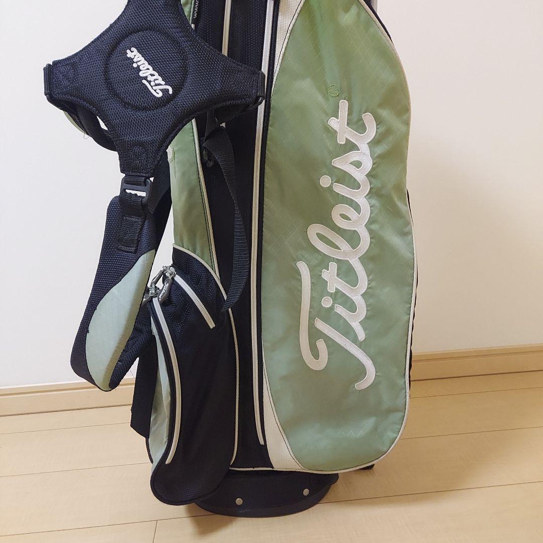 Titleist タイトリスト 軽量 キャディバック スタンド ライムグリーン