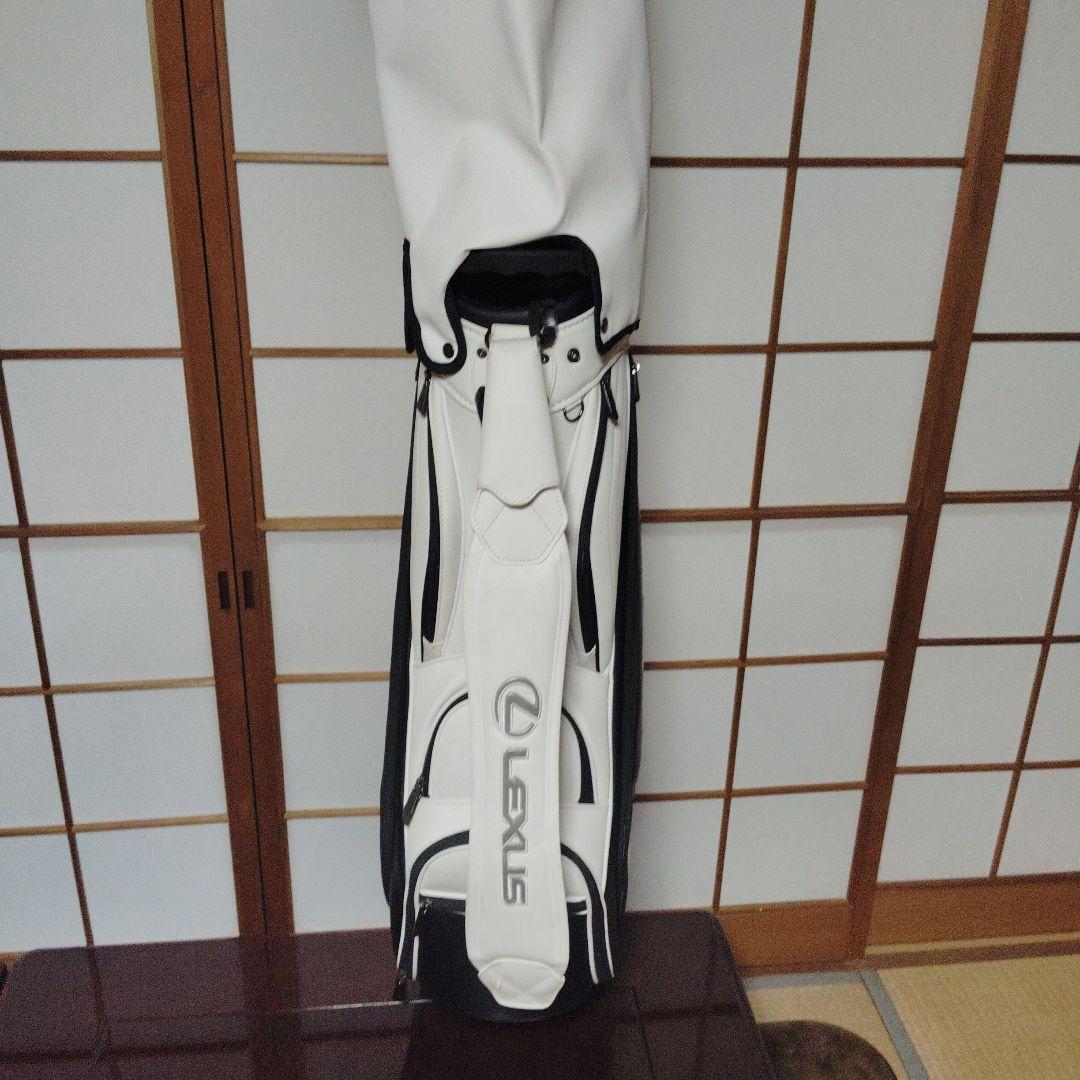 Lexus キャディバッグ ホワイト/ブラック