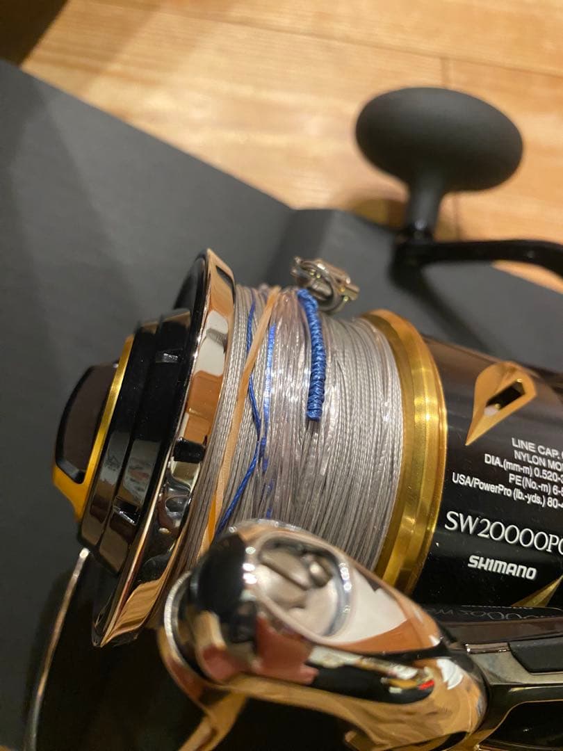 【値引可能】スピニングリール SW20000PG【未使用】　PEライン10号付き