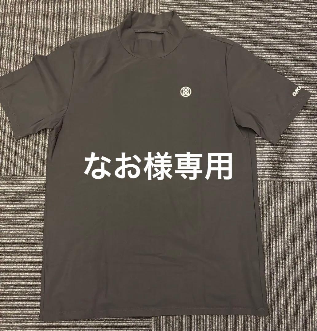 G/FORE ジーフォア　モックネック　半袖　ブラック