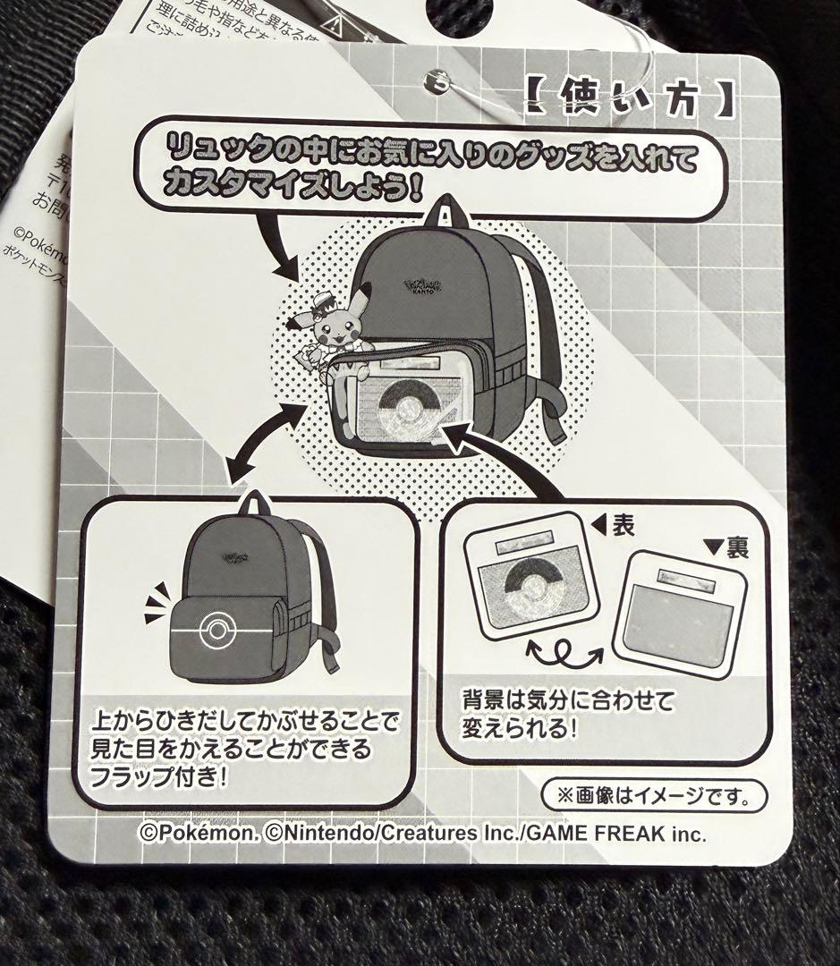 ポケパークカントー 限定 リュック 新品 未使用 タグ付き