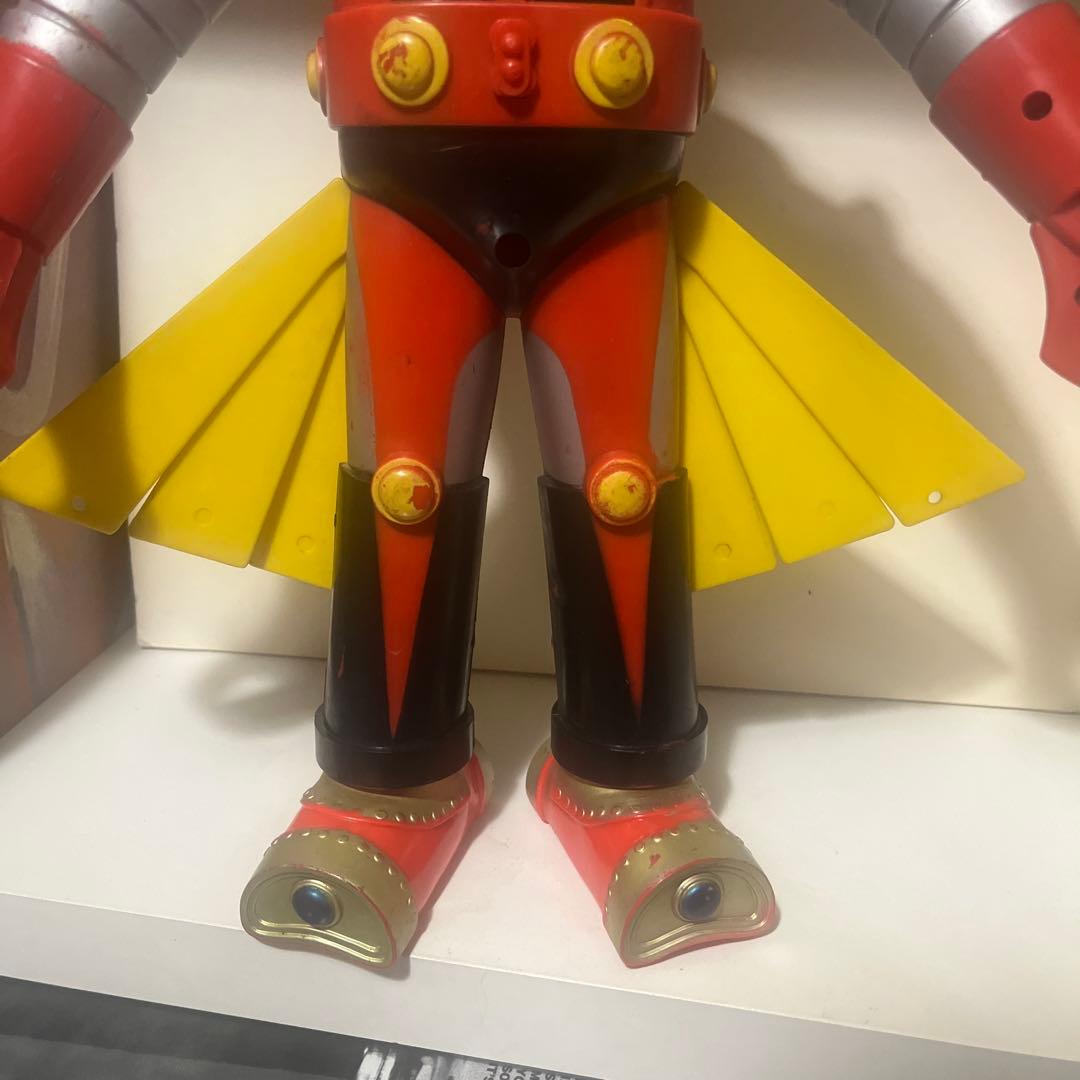 ブルマァク メカニック ブレイザー ソフビ フィギュア 冒険ロックバット 当時物