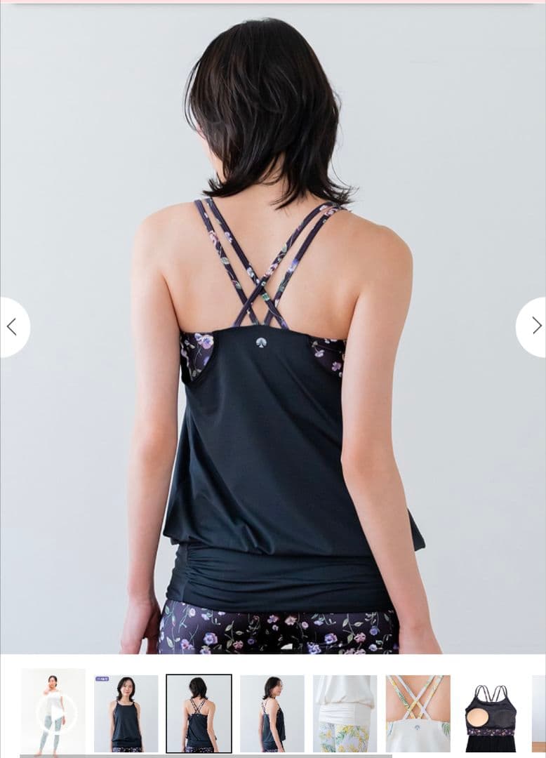 【美品】[SUKALA] スプリングフラワーカバーキャミソール Lサイズ