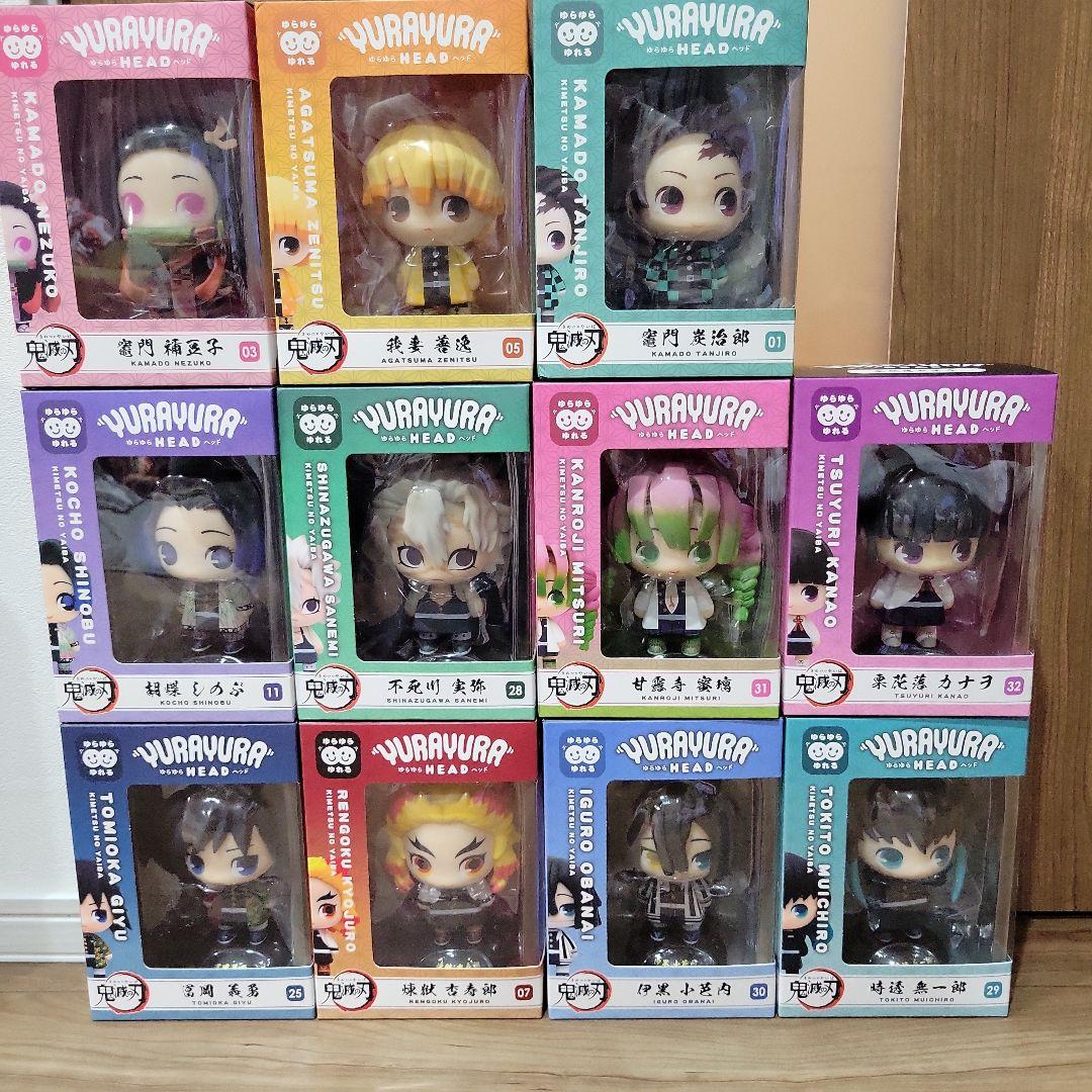YURURURA HEAD 鬼滅の刃　フィギュア 11体セット