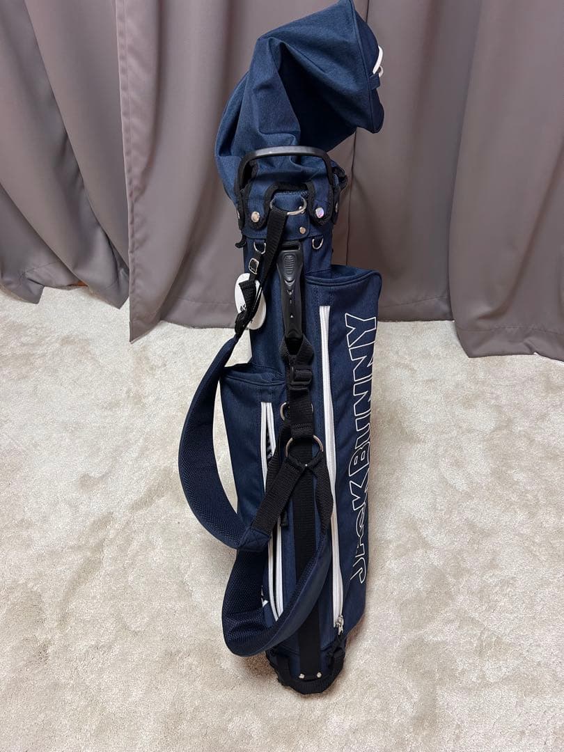 ジャックバニー キャディバッグ ネイビー