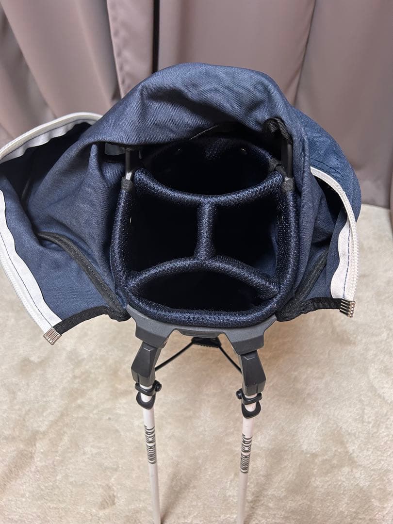 ジャックバニー キャディバッグ ネイビー