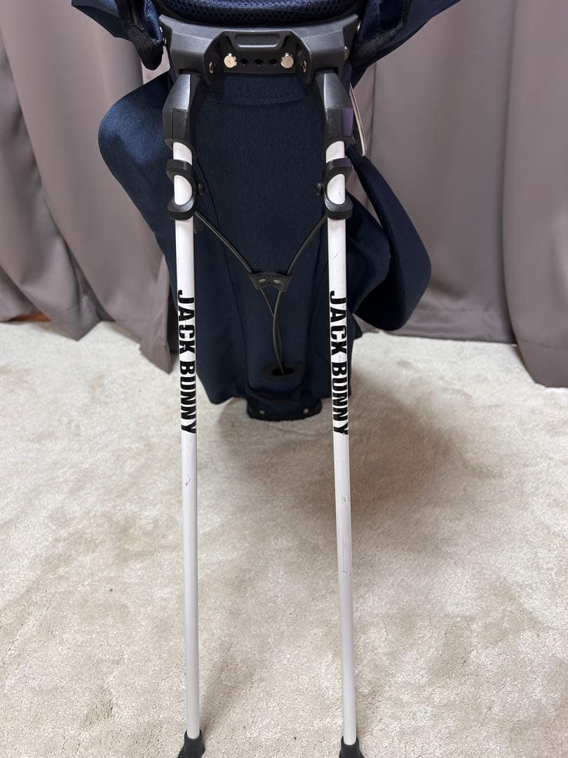 ジャックバニー キャディバッグ ネイビー