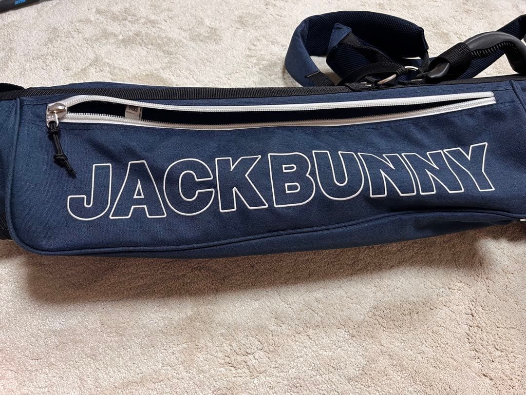 ジャックバニー キャディバッグ ネイビー