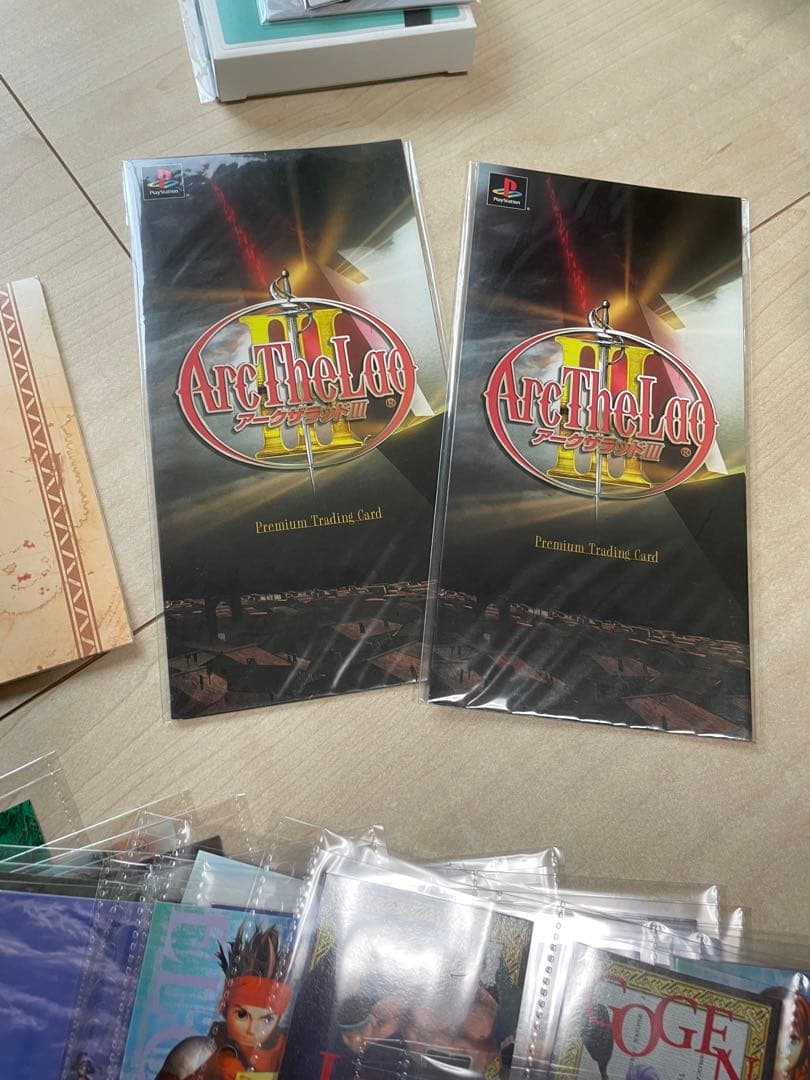 アークザラッド1・2オフィシャルカードコレクショまとめプロモ付き