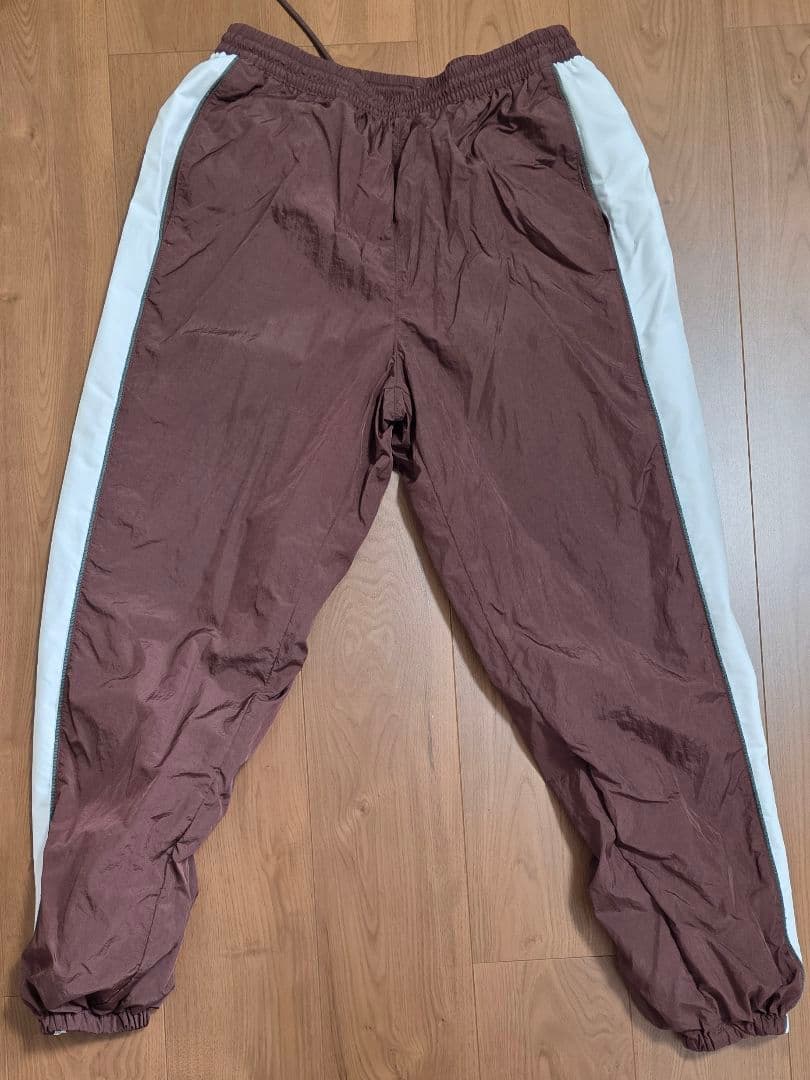 adidas ナイロンジャケット ジャージ上下 セットアップ 上着L ズボンXL