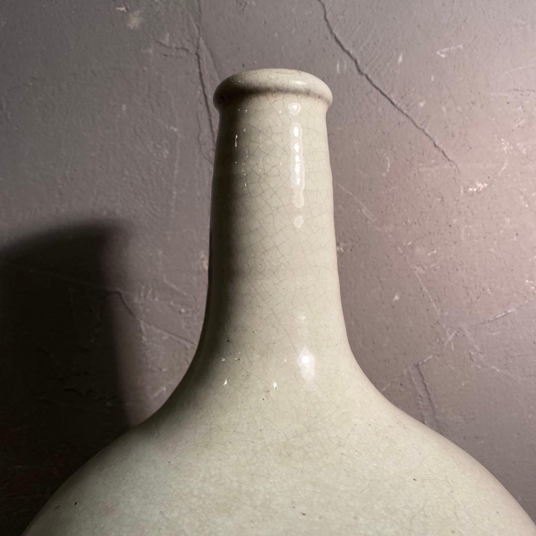 骨董品 白磁徳利 一輪挿し 朝鮮 古伊万里 釉薬 江戸 酒器 花器