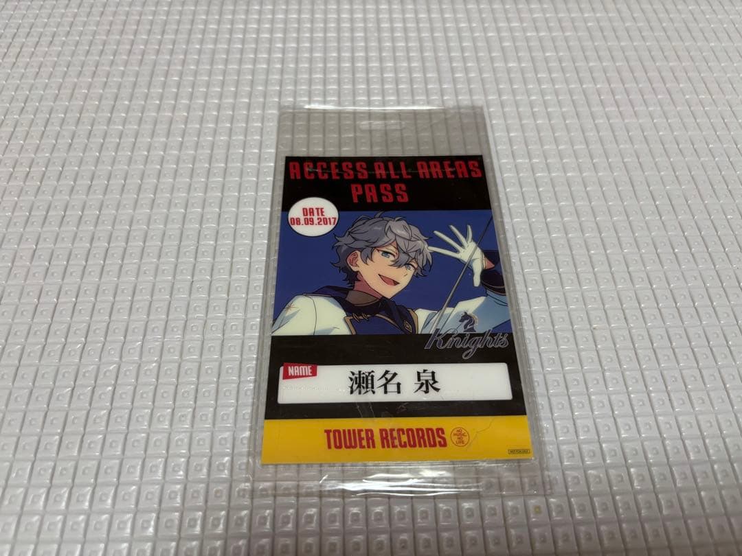 瀬名泉 タワレコ特典 バクステパス