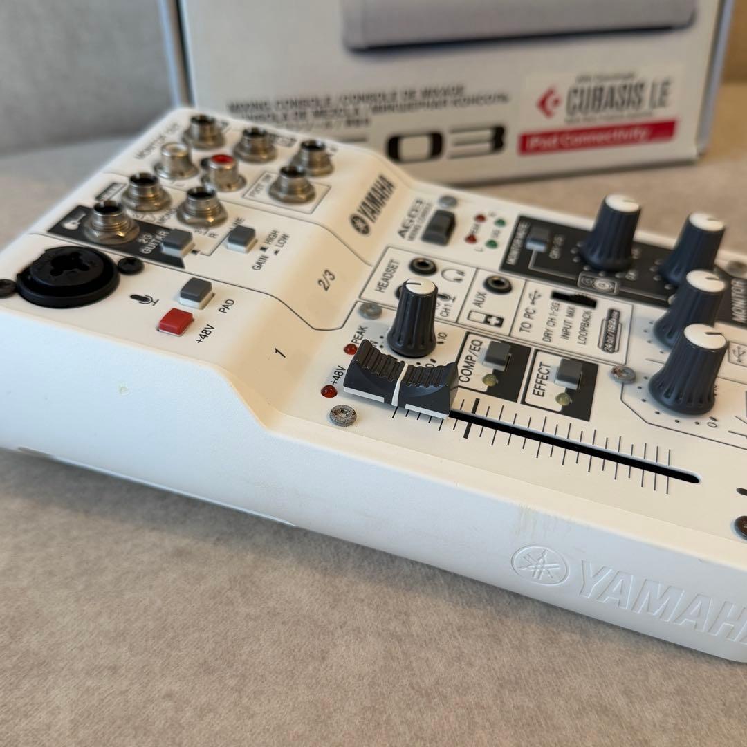 【動作確認◎】YAMAHA AG03 配信向けミキサー 箱付き