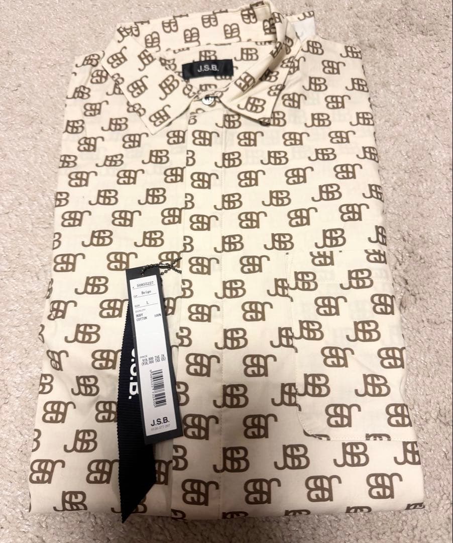 三代目Jsoul Brothers モノグラム シャツ