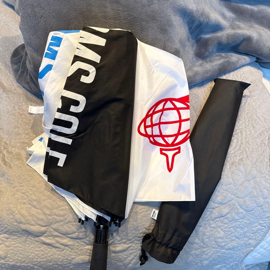 ビームスゴルフ用折り畳み大傘晴雨兼用