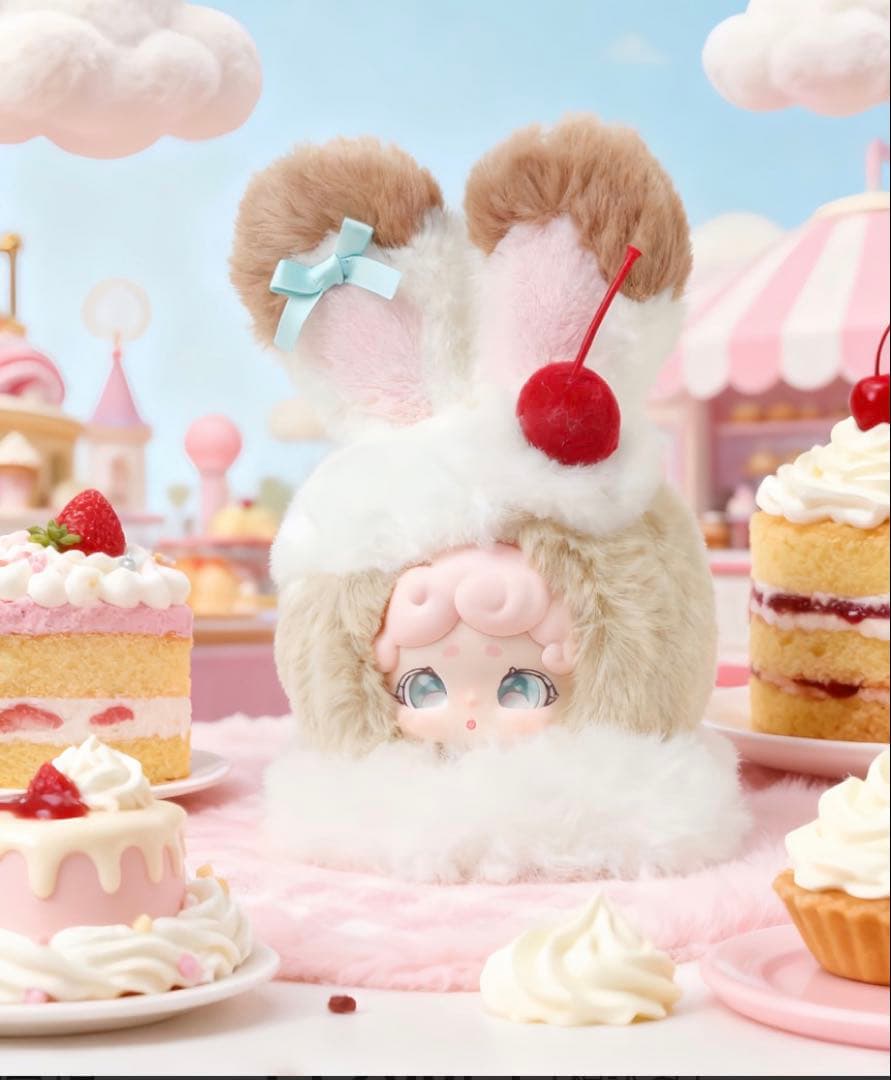 Lucky deer nai ラッキー ディアナイ アイス おやすみ兎 ふわもこ