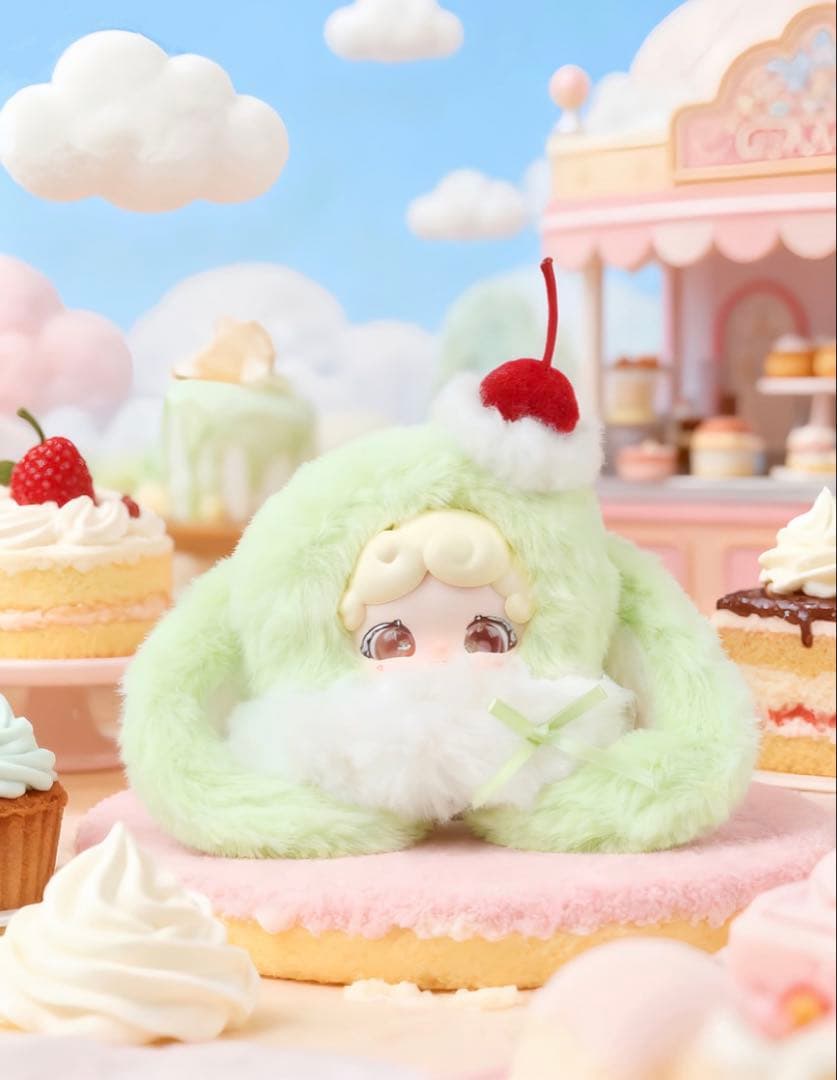 Lucky deer nai ラッキー ディアナイ アイス おやすみ兎 ふわもこ