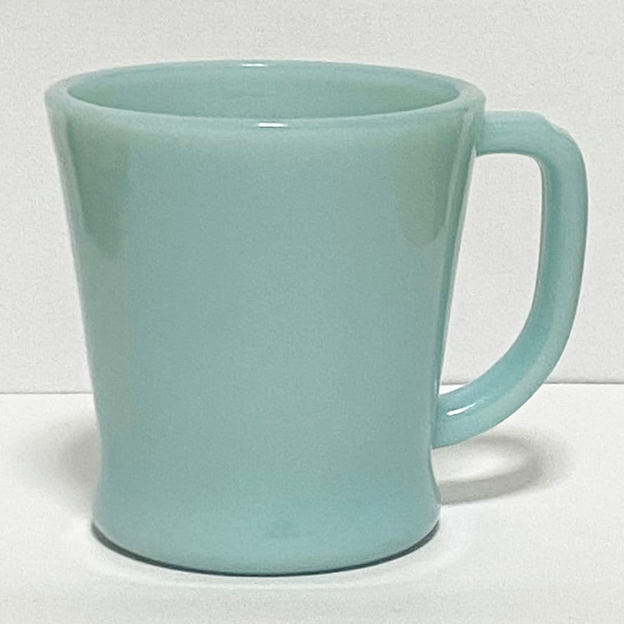 fire king D ハンドル マグ ターコイズブルー １点　＃004