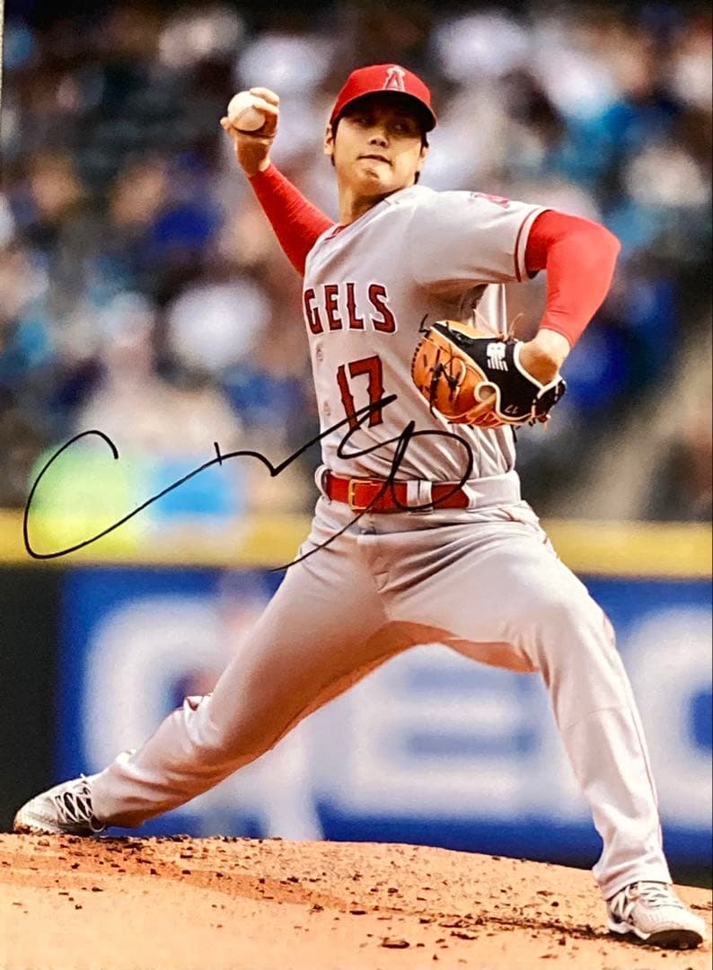 に*ん様 超希少/全米/市場価格/暴騰/メジャー/大谷翔平/直筆サイン入り /本