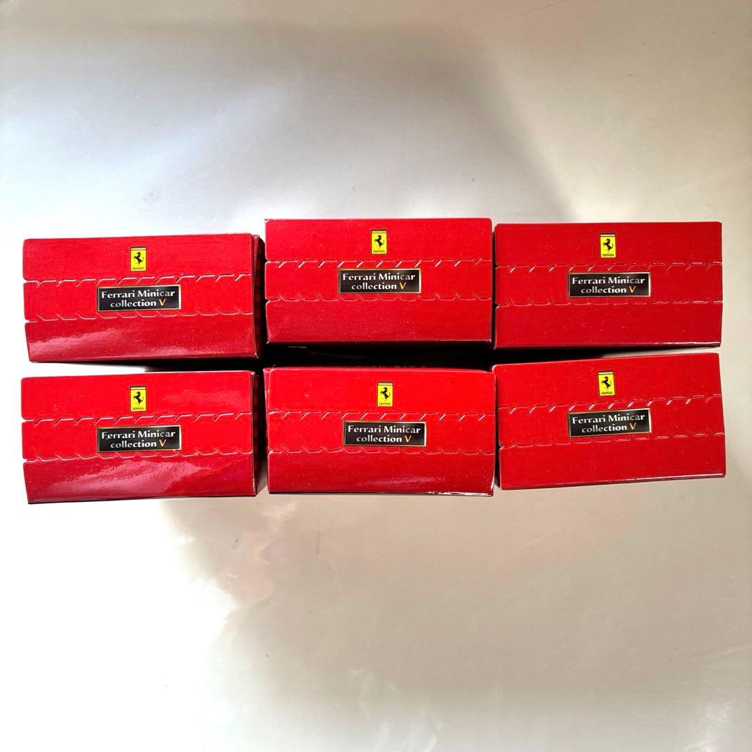 京商ミニカー、フェラーリシリーズファイブ６台セット
