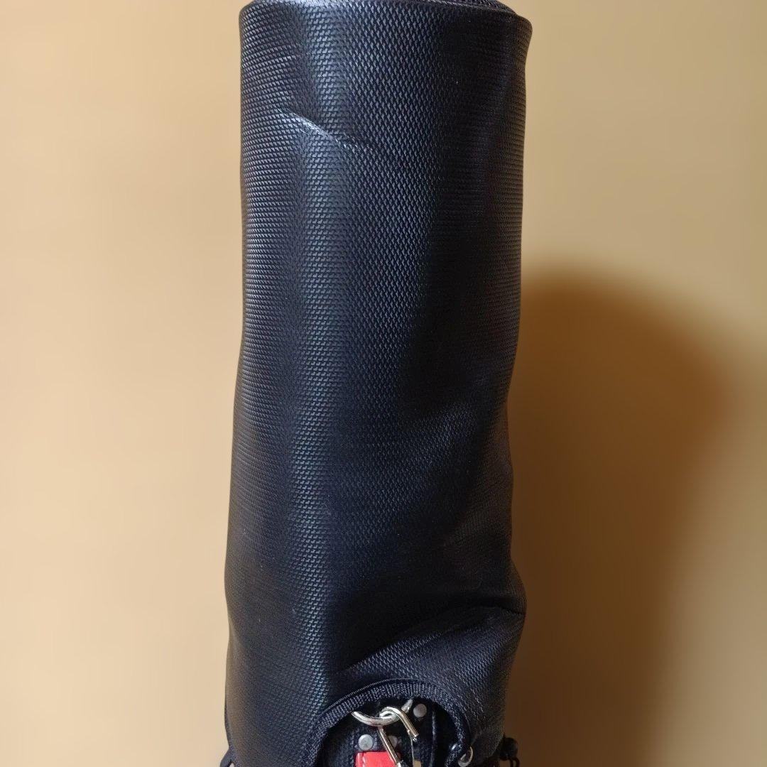 美品　軽量Titleist ゴルフキャディバッグ 黒/赤