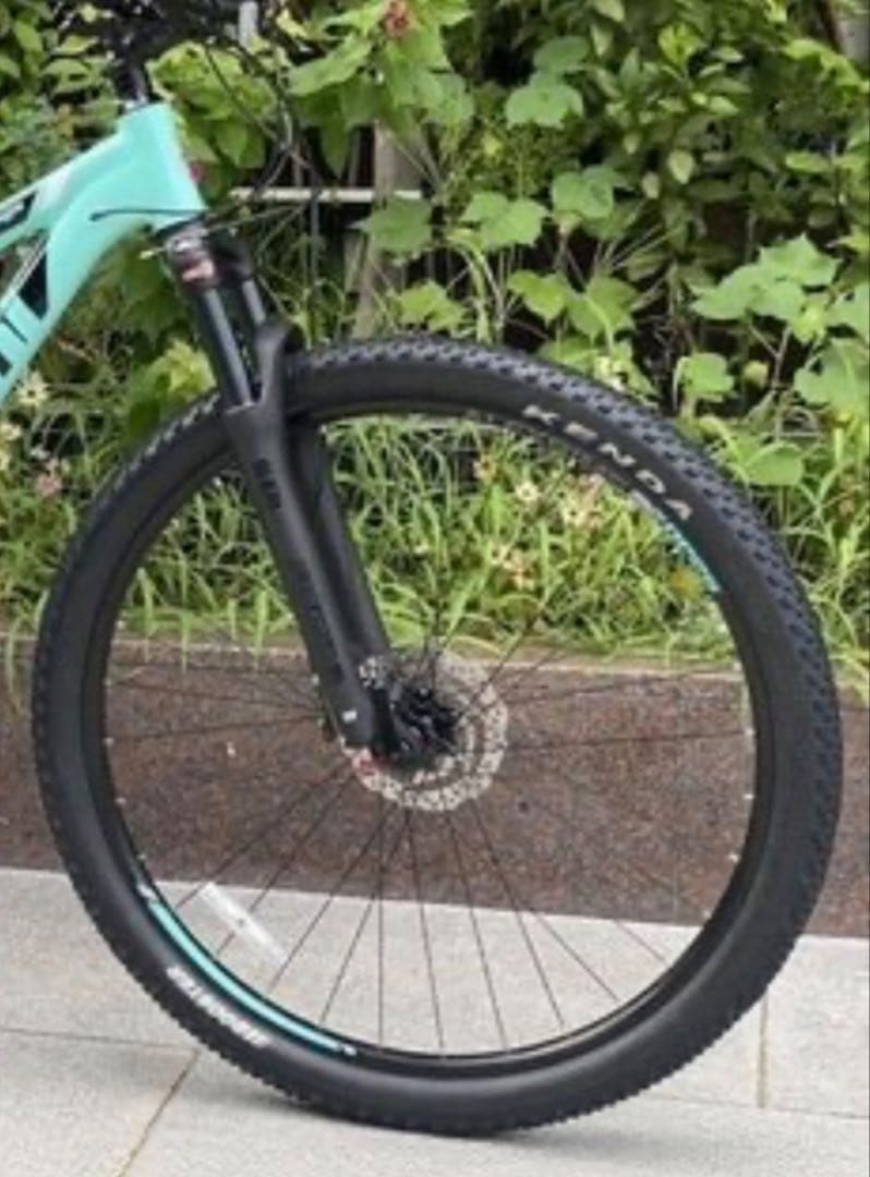 完成車外し29インチMTBホイール前後 シマノHG CenterLock QR