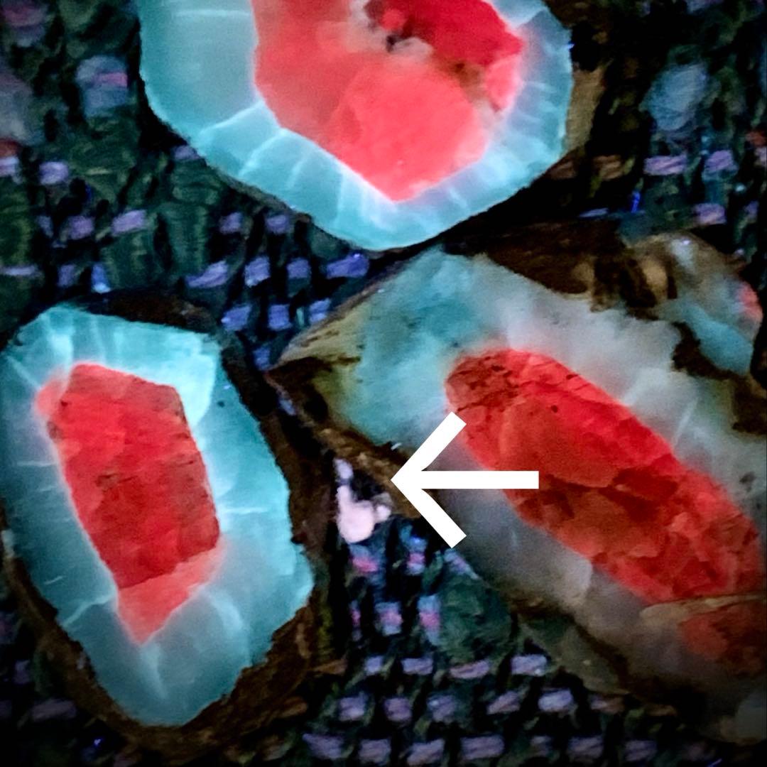 珍品！カシミールサファイアスライスa