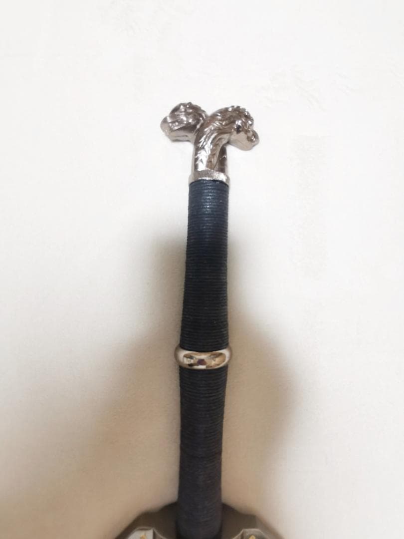 ウィッチャー3 ワイルドハント 狼流派の銀の剣 金属製 模造刀 西洋剣 美術品