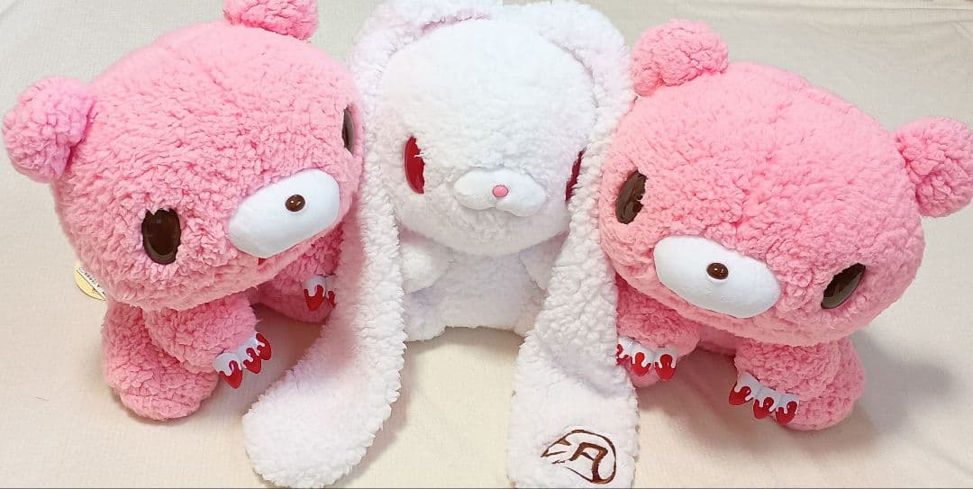 グルーミー＆汎用うさぎぬいぐるみ3個セット　まとめ売り