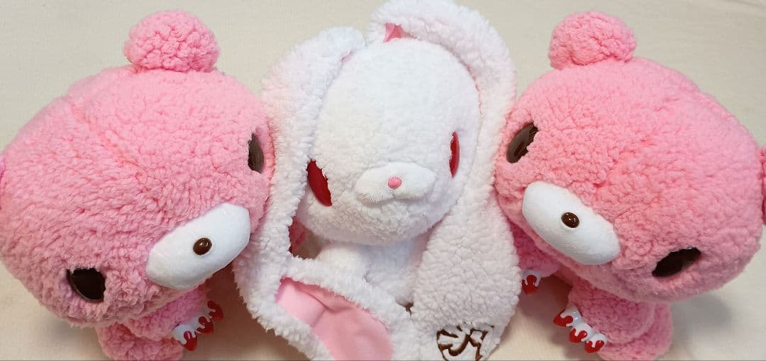 グルーミー＆汎用うさぎぬいぐるみ3個セット　まとめ売り