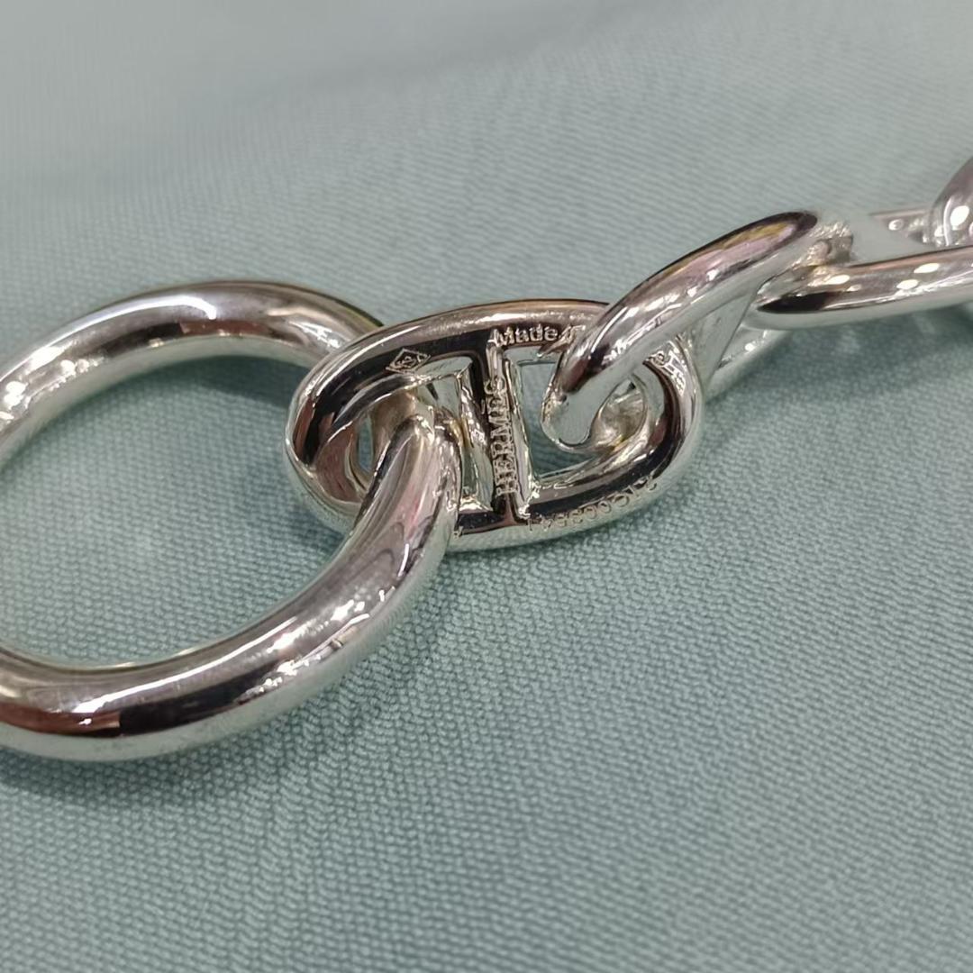 シェーヌダンクル シルバーブレスレット シルバー925 GM13コマ　銀　メンズ