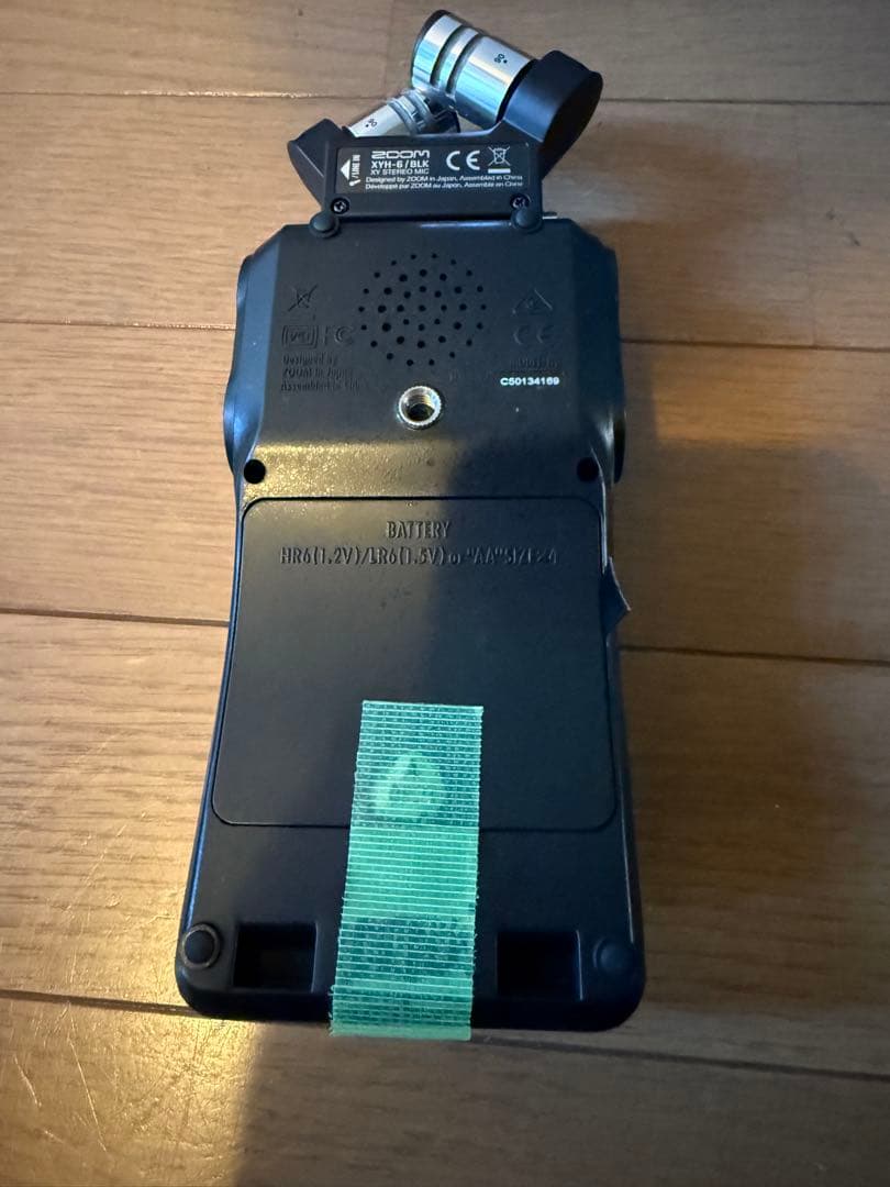 【SD付・動作良好】ZOOM H6 Black 2020ver ※電池蓋訳あり