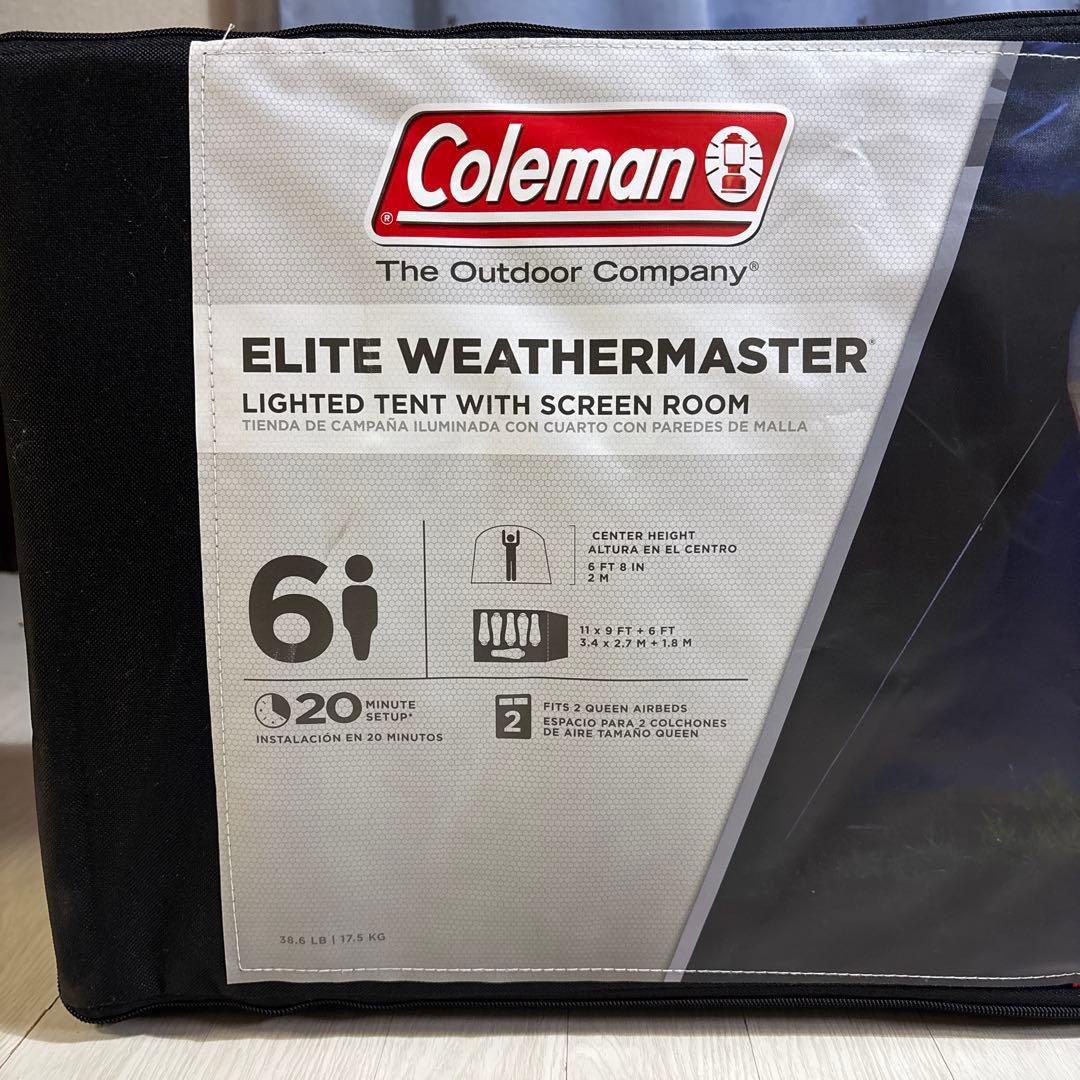 【未使用】Coleman Elite Weathermaster 6人用2ルーム