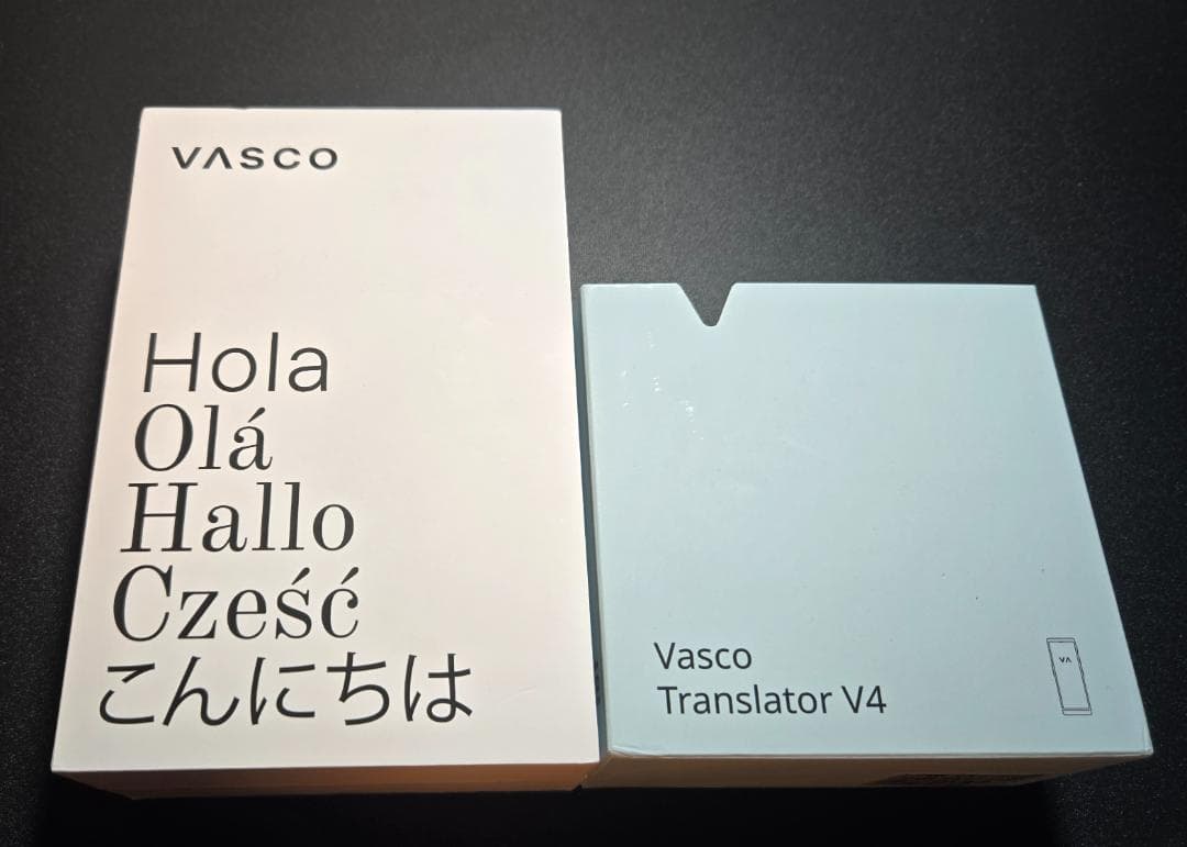 【ほぼ新品】Vasco Translator V4 翻訳機 Stone Grey