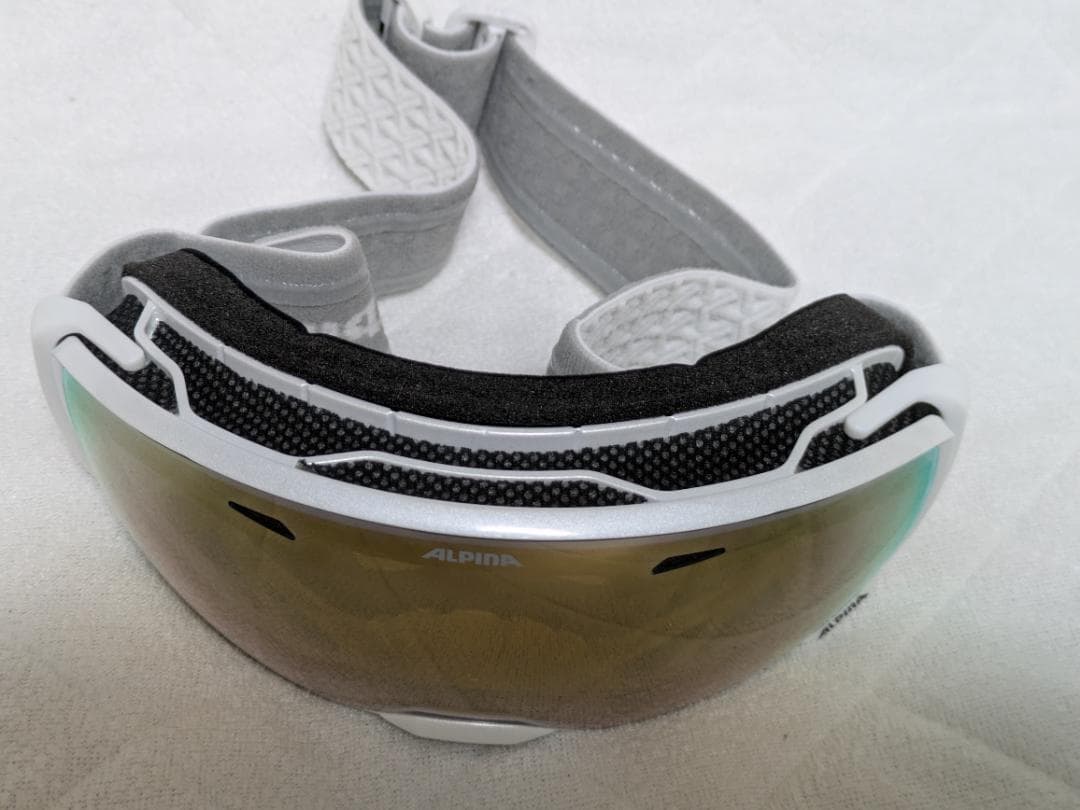 スキーゴーグル　ALPINA　ESTEICA　MM　パールホワイト【未使用 】