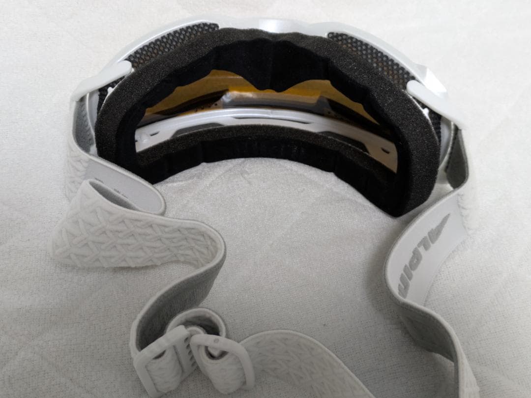 スキーゴーグル　ALPINA　ESTEICA　MM　パールホワイト【未使用 】