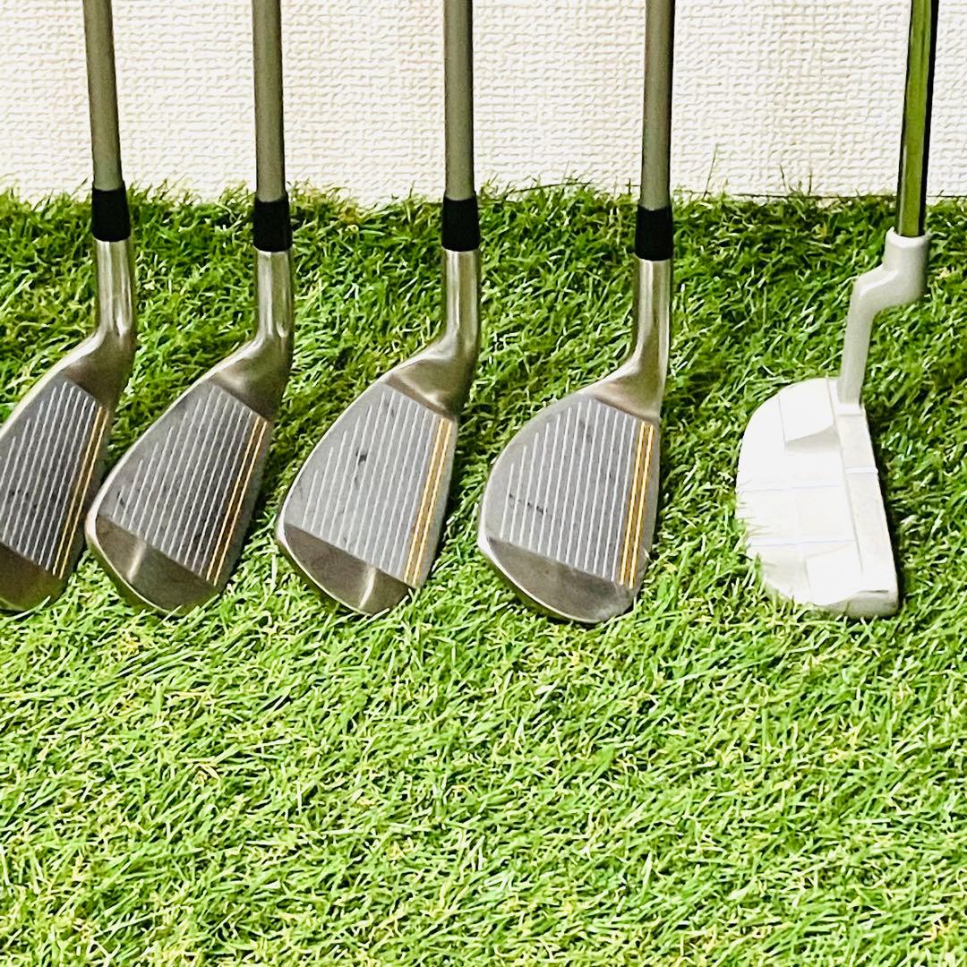 フィットウェイ レディース ゴルフクラブセット 8本 花柄 キャディバック