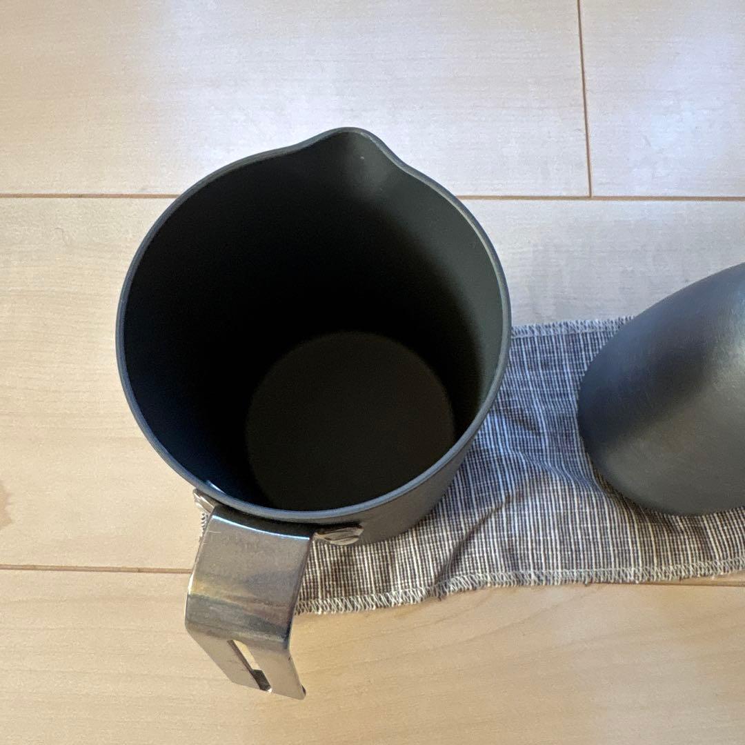 アウトドア調理器具セット マットブラック　お猪口セット