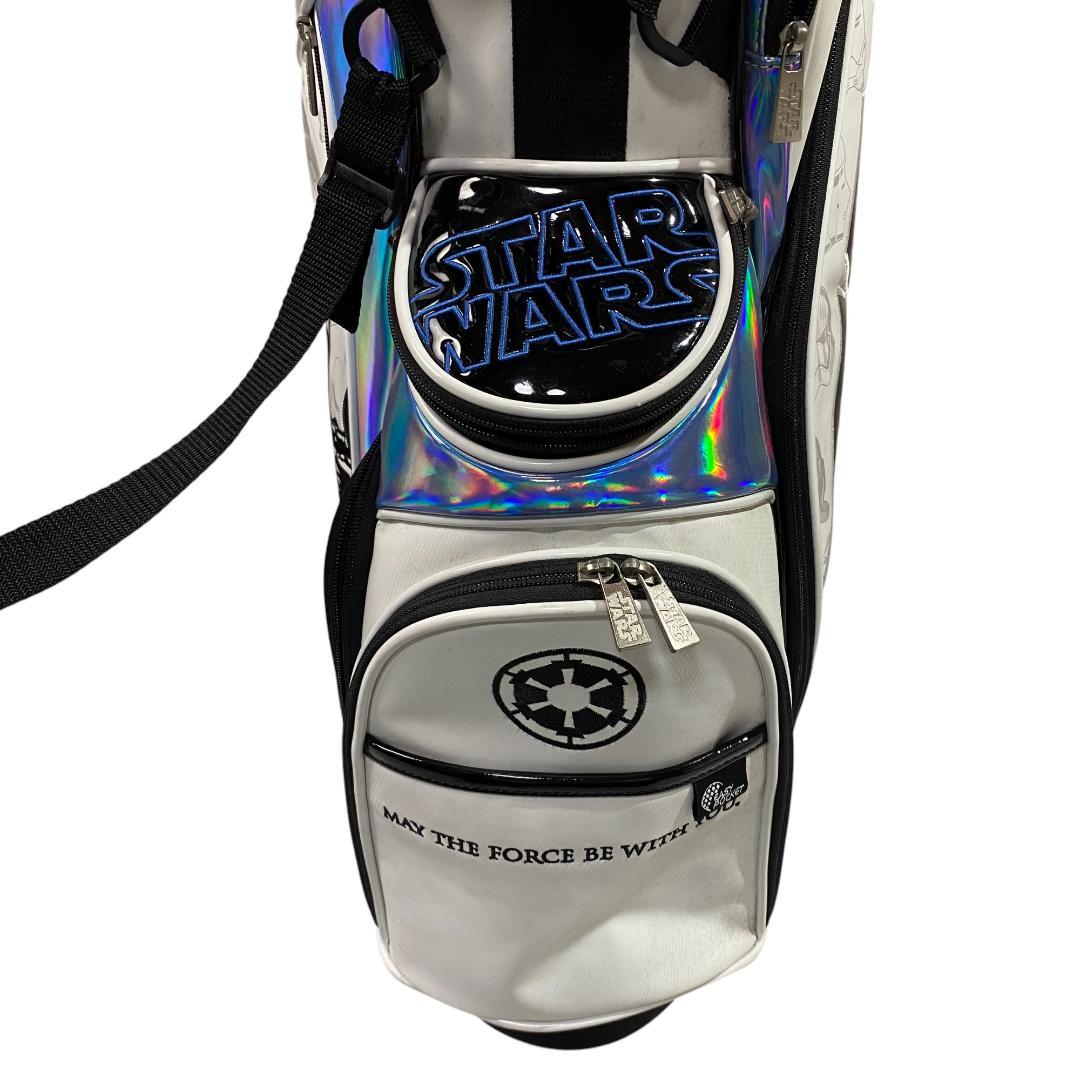 STAR WARS スターウォーズ キャディバッグ ホワイト 9型 6分割