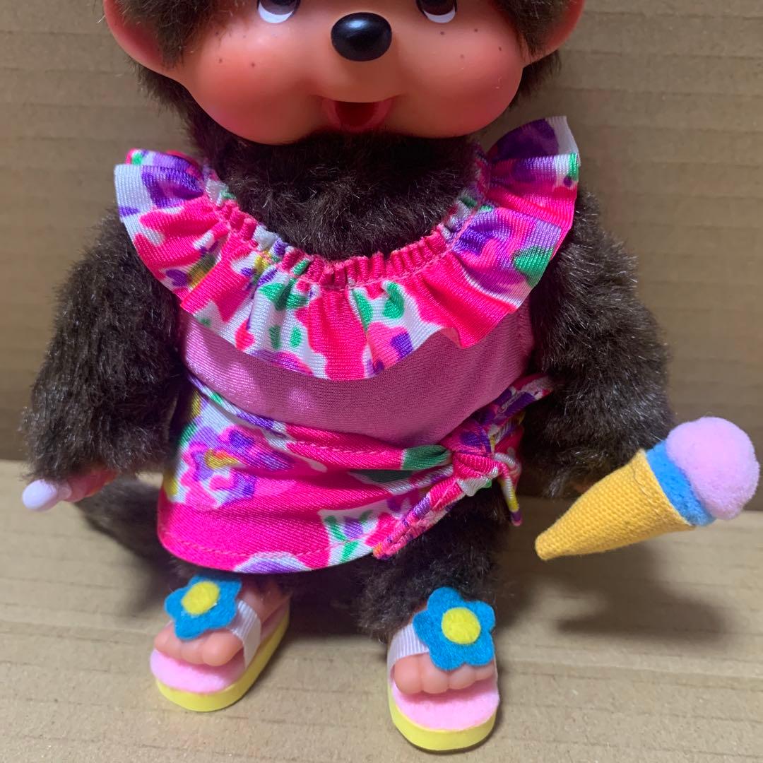 【希少】モンチッチ　水着　ピンク　アイス　MONCHHICHI