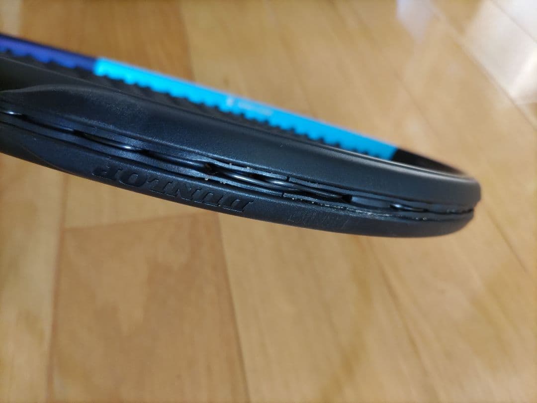 実測値有り　ダンロップ FX500TOUR 美品　ストリング張り立て