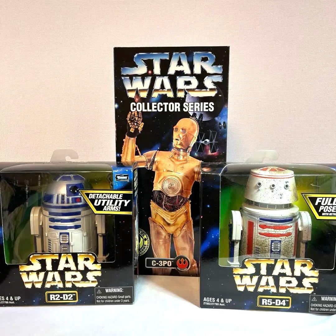 ま*ー様 【未使用】R2-D2 C3-PO R5-D4 フィギュア3体セット
