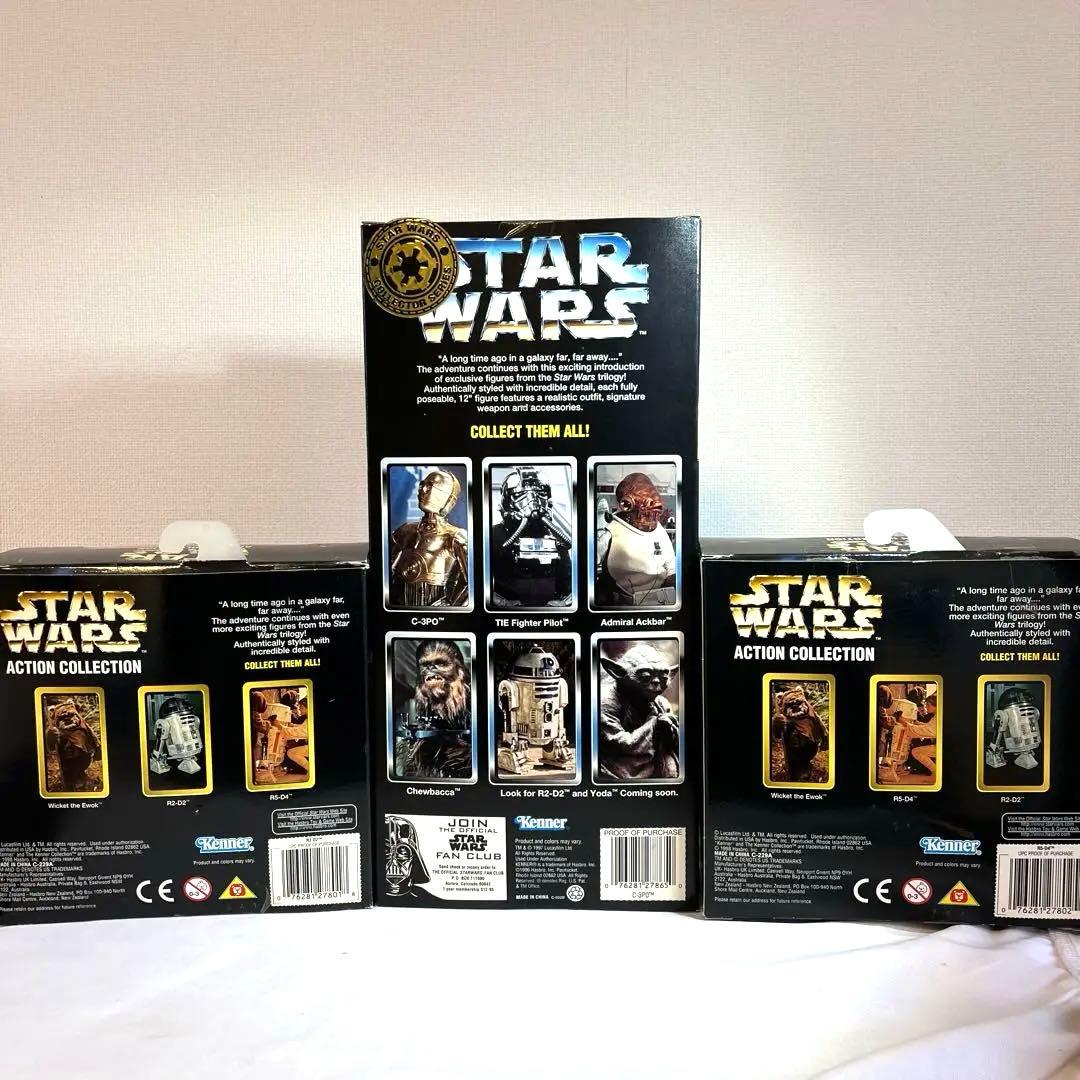 ま*ー様 【未使用】R2-D2 C3-PO R5-D4 フィギュア3体セット