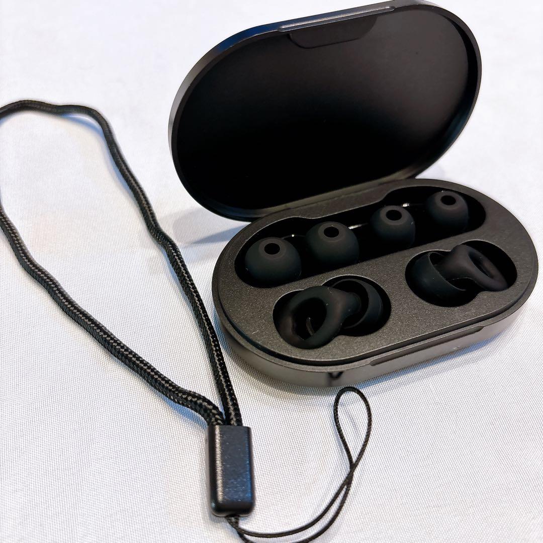 ☆耳栓 睡眠用 安眠 28dB シリコン製 3セット 収納ケース ブラック