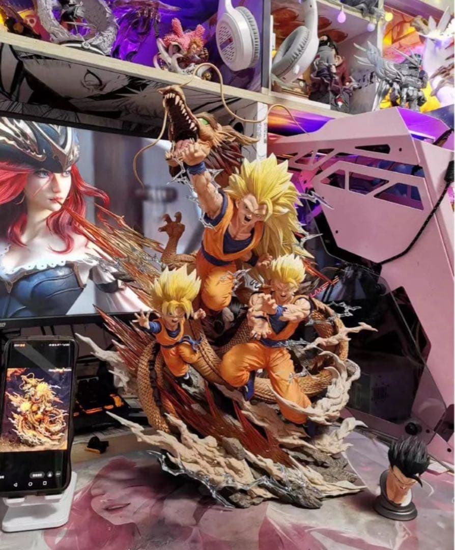 ドラゴンボール 孫悟空 ガレキ ガレージキットスタチューX①②②