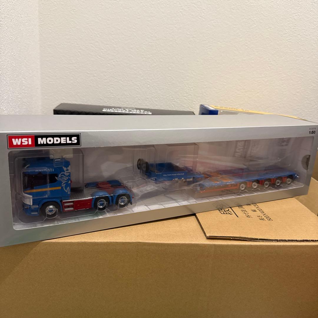 WSI ケンクラフト大矢運送カラー トレーラー付きトラック 1:50スカニア